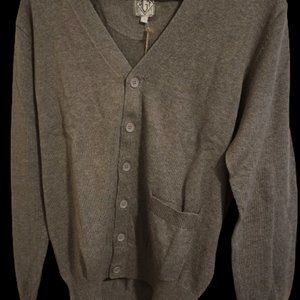 RGT by Rogue Territory Gray Men's Cardigan - Size Large